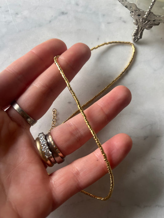 ✨ Cadena Minimal Oro 24k