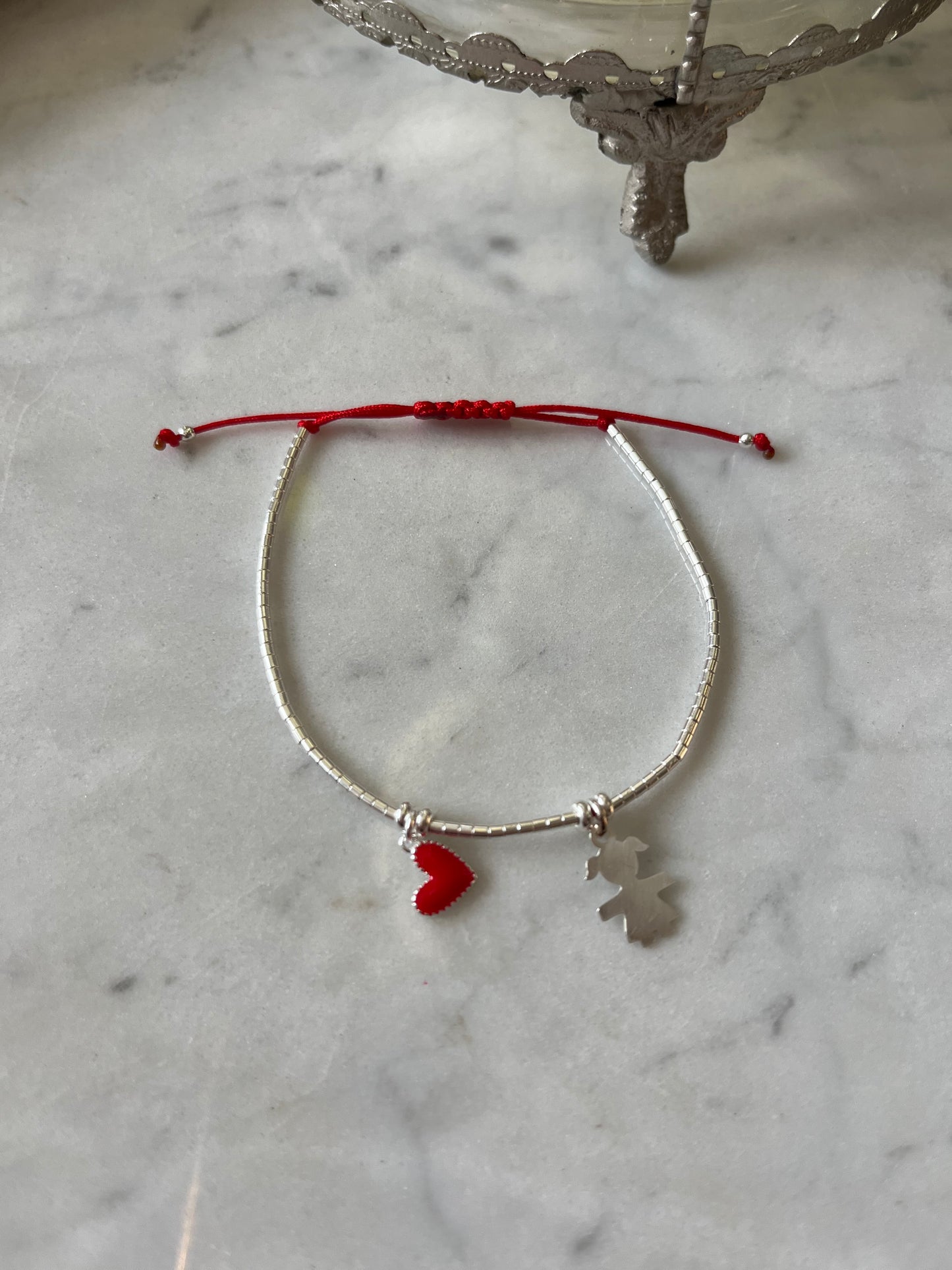Pulsera hilo rojo Mi Corazón (niña)
