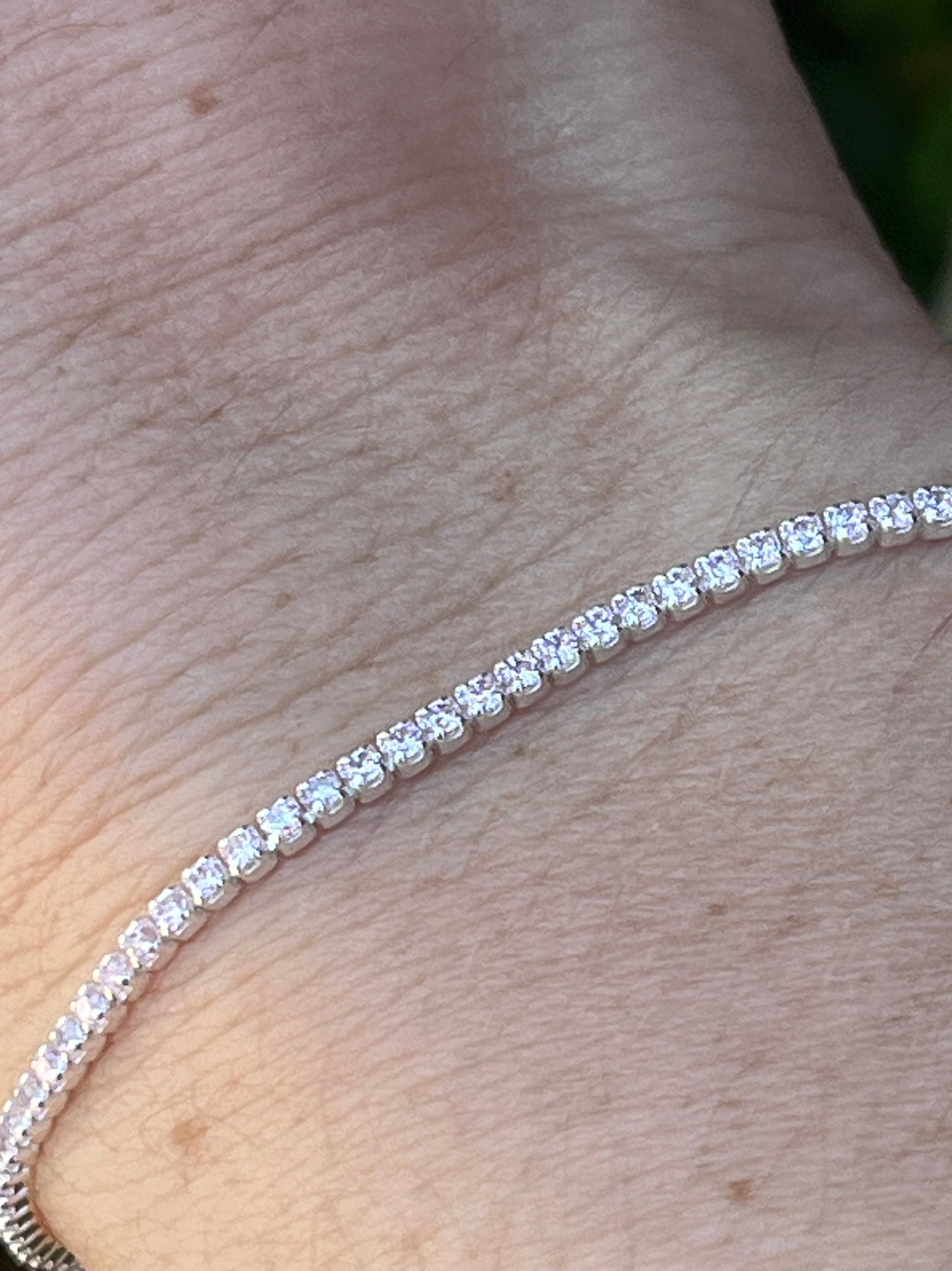 Pulsera tenis rosada