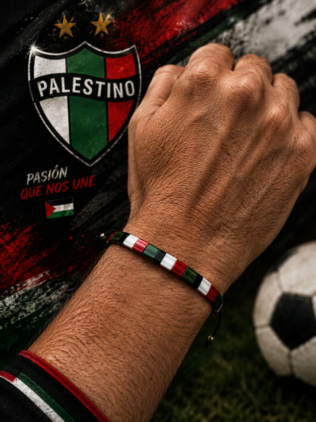 Pulsera inspirada en palestino