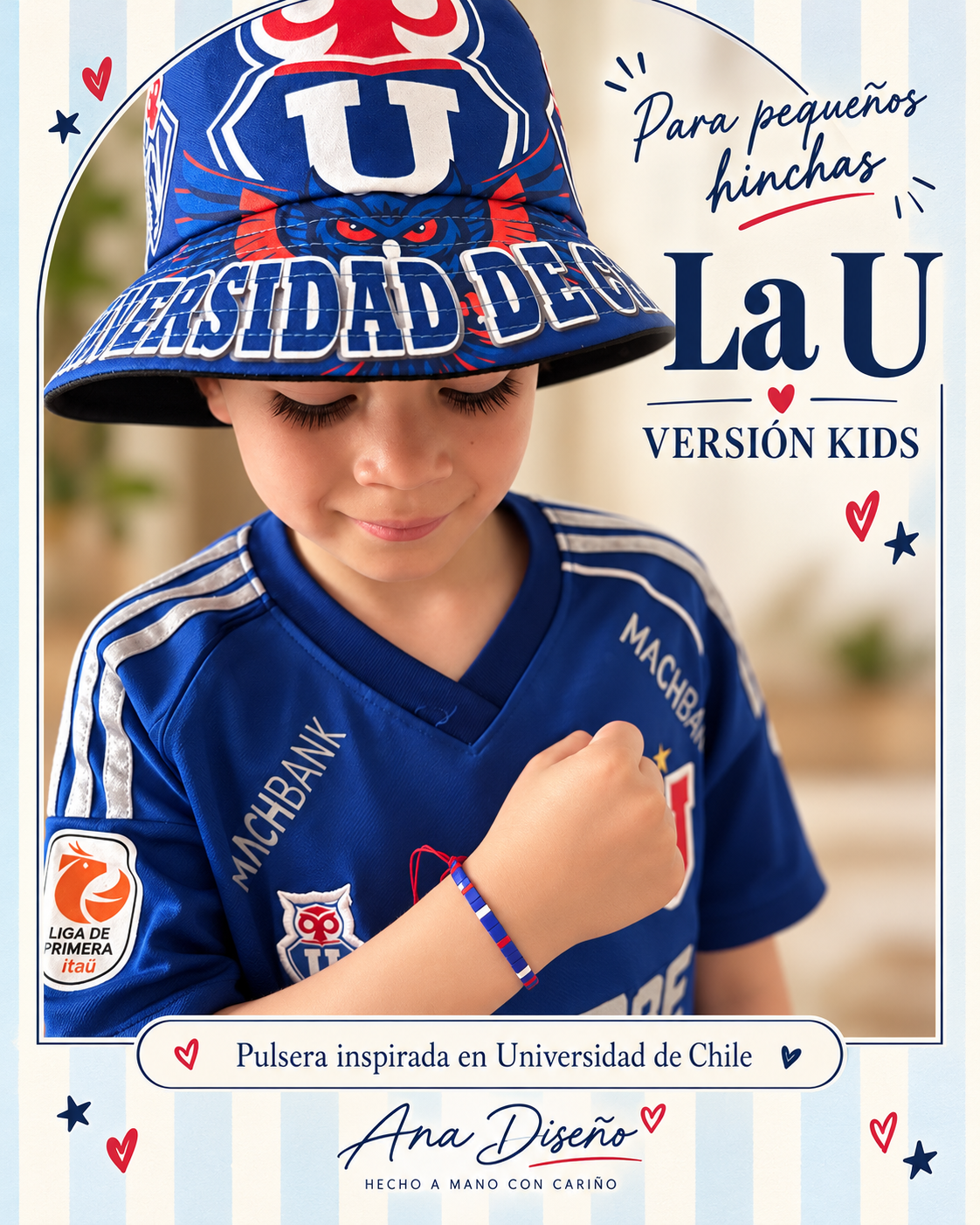 Pulsera Kids inspirada equipo de la u