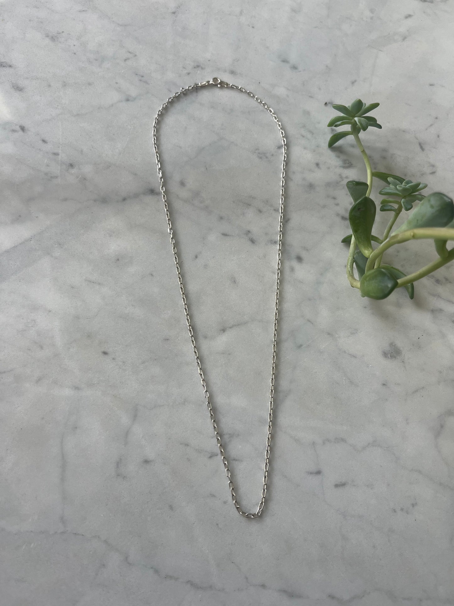 Cadena de plata 925 de 50 cm – Unisex para hombre o mujer