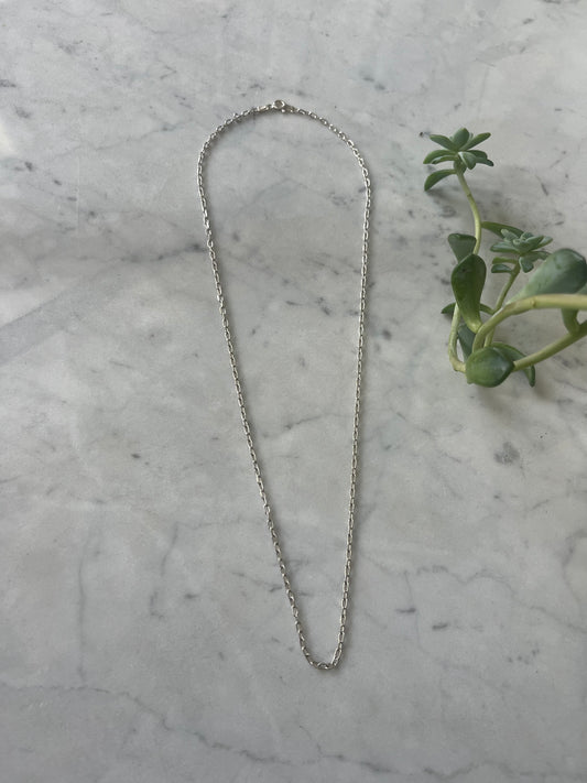 Cadena de plata 925 de 50 cm – Unisex para hombre o mujer