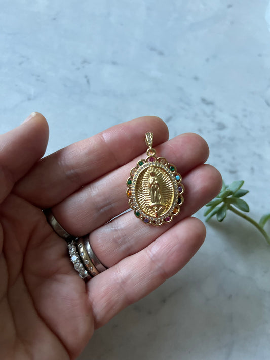 Virgen de Guadalupe baño de oro