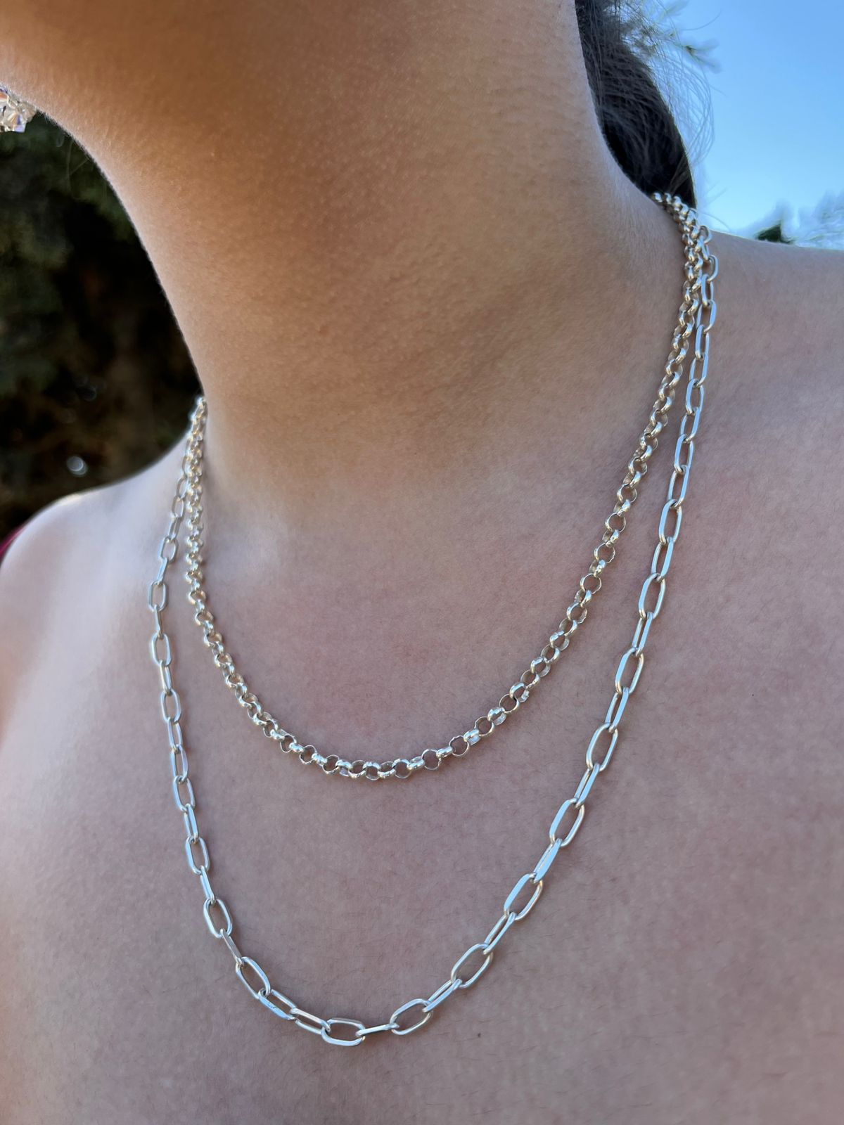 Cadena de Plata 925 rolo de 45 cm (sin dije)