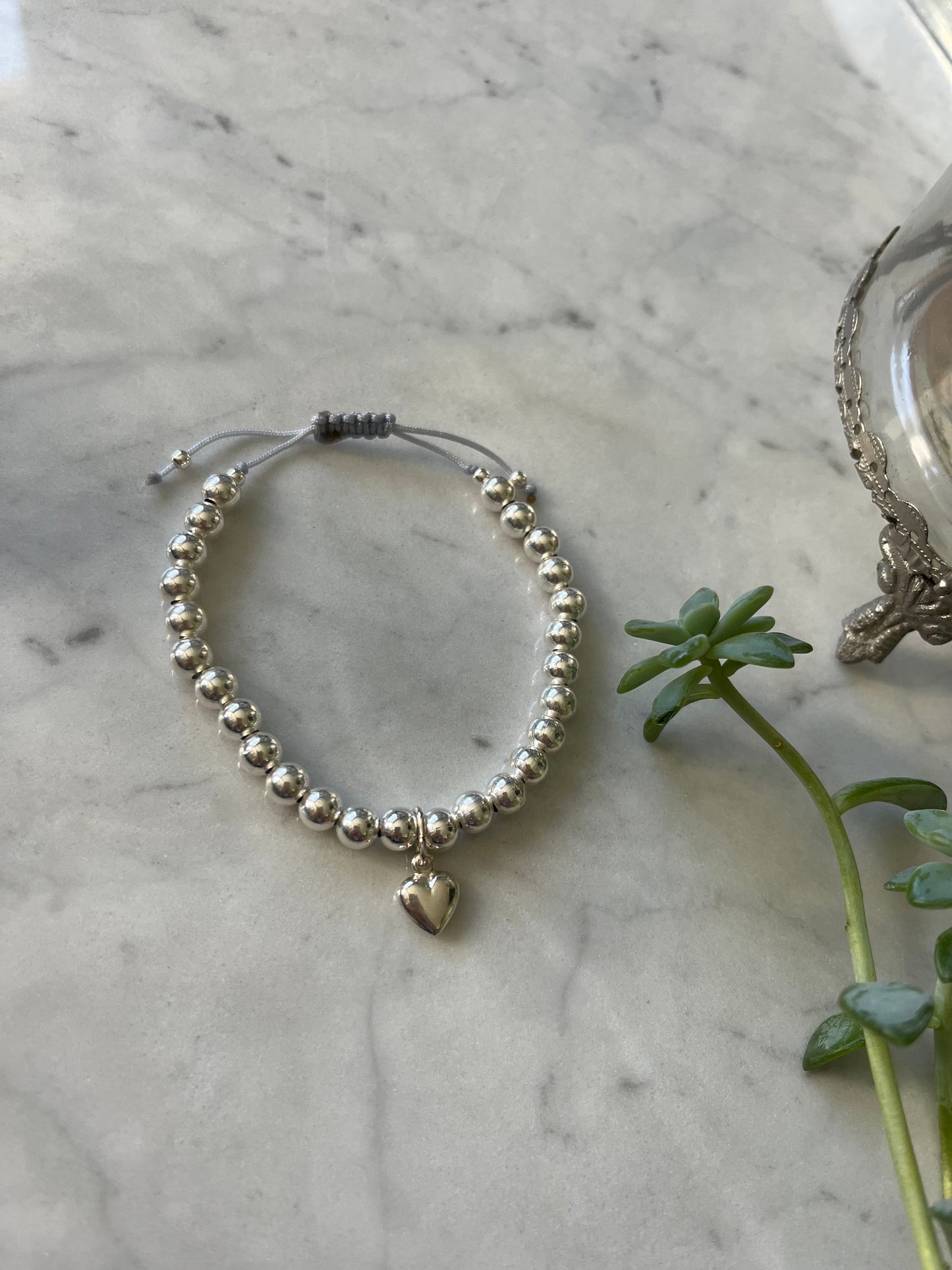 Pulsera Corazón ❤️ en Plata ✨