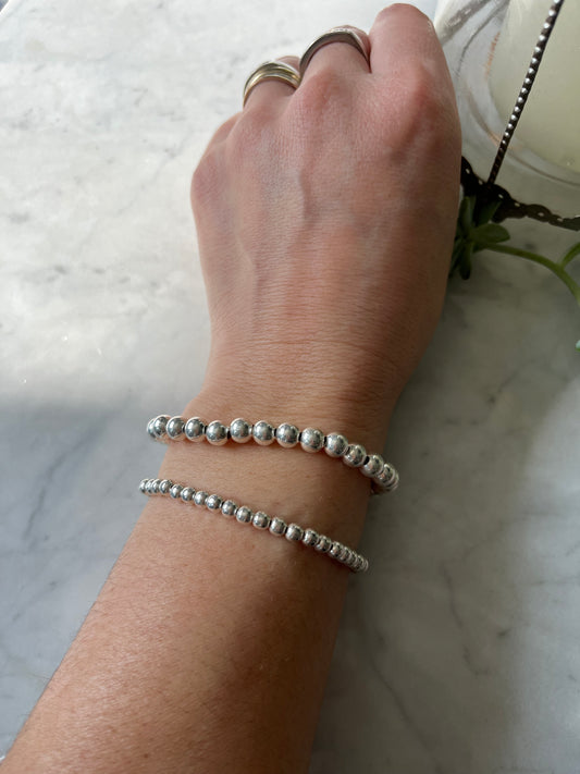 Pulsera de Bolitas en Plata 925 – Ajustable
