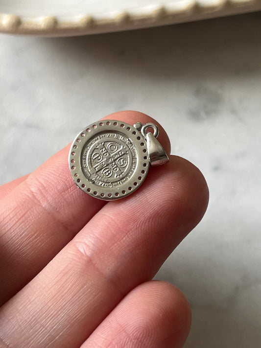 Medalla San Benito en plata