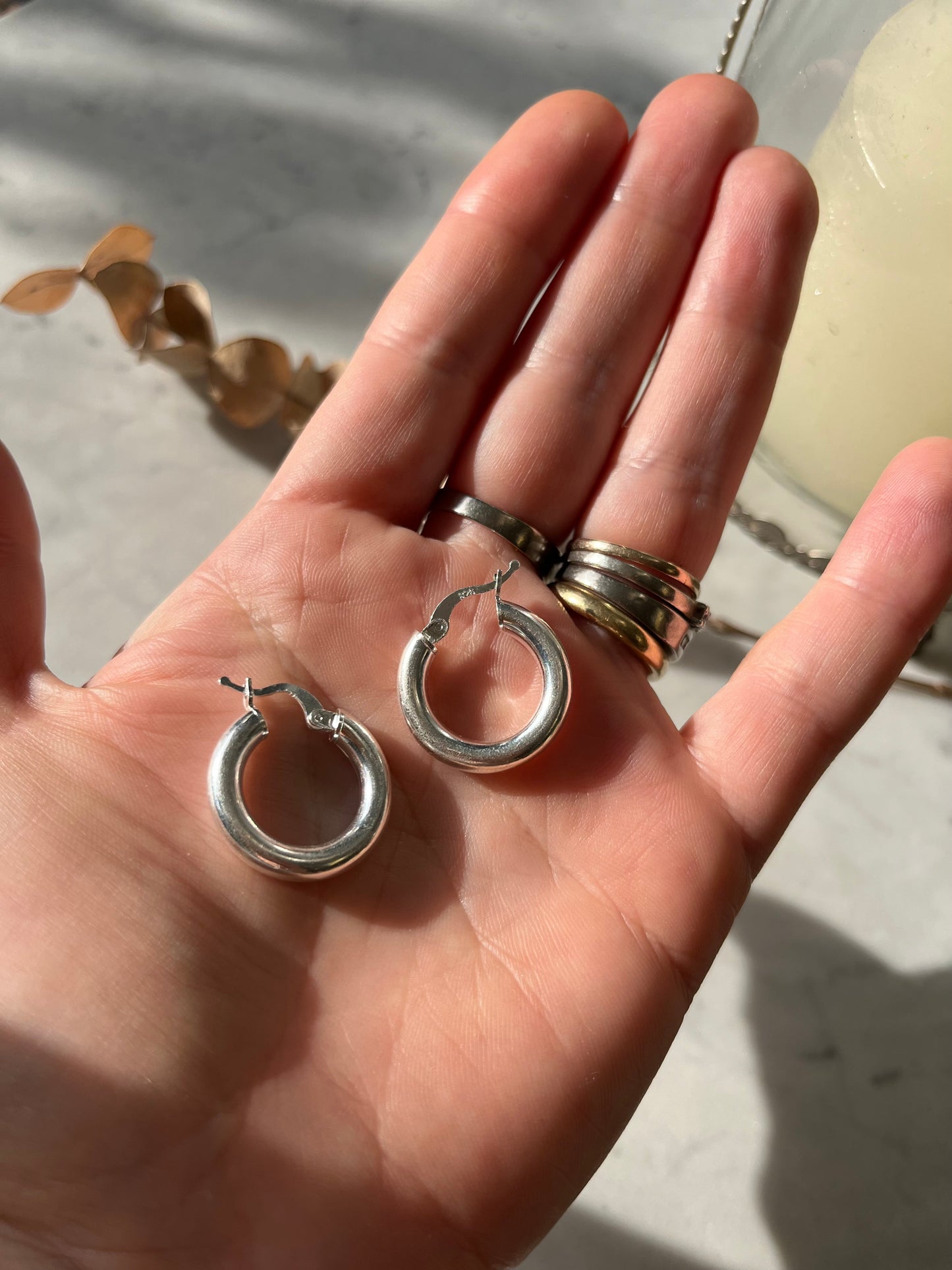 💎 Aros de Plata Bold Curve