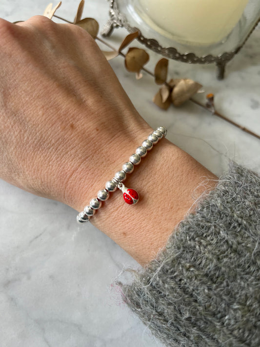 🐞 Pulsera Hilo Rojo Lady Lucky