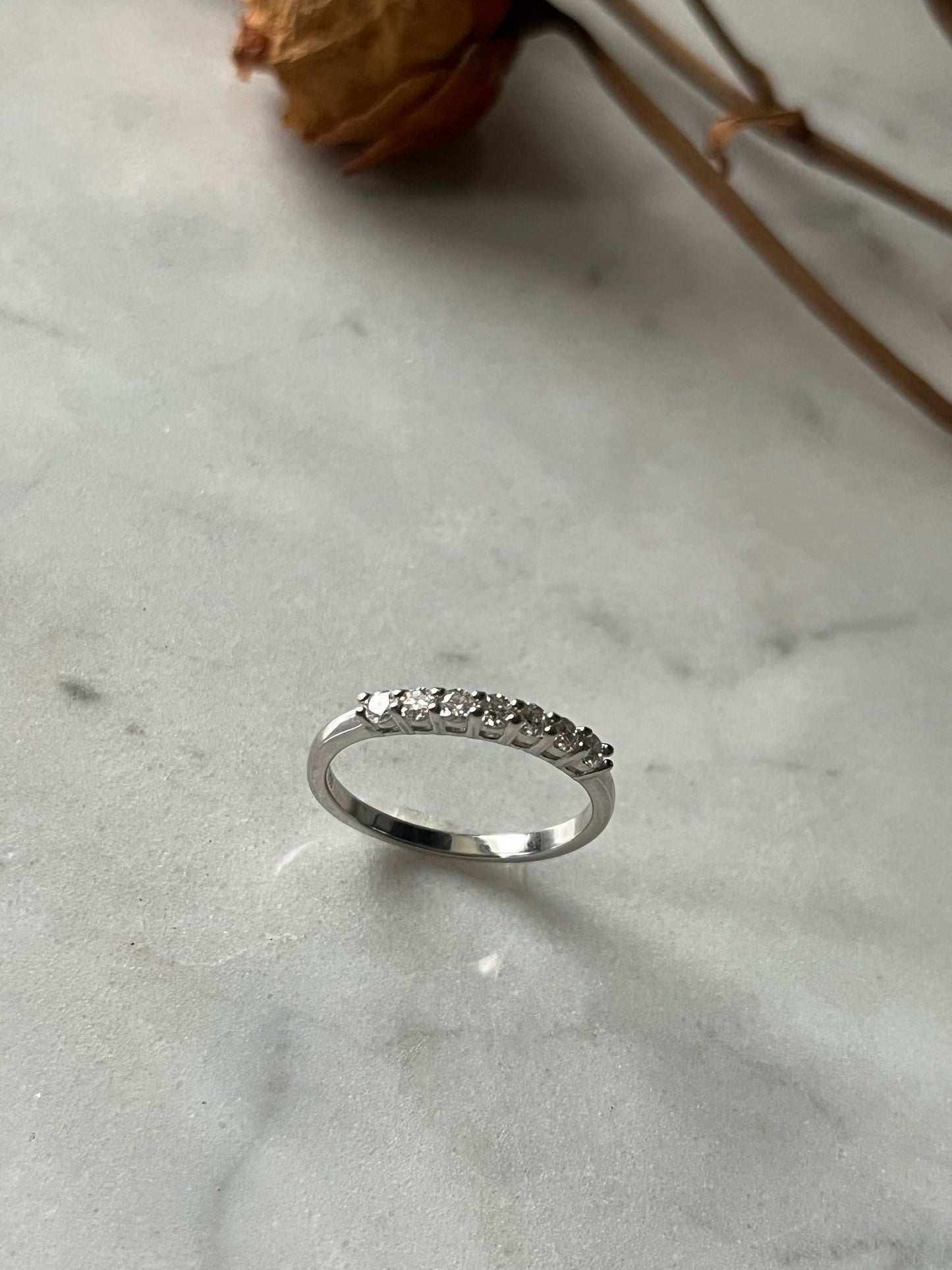 Anillo aurora blanca talla 14