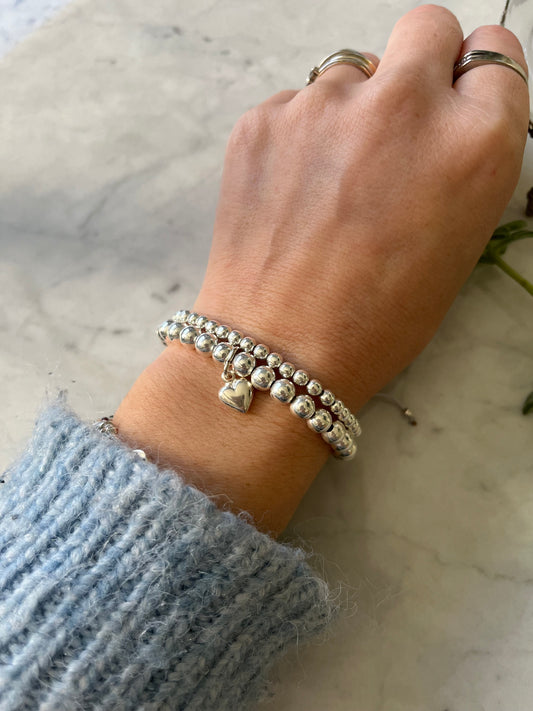 Pulsera Corazón ❤️ en Plata ✨
