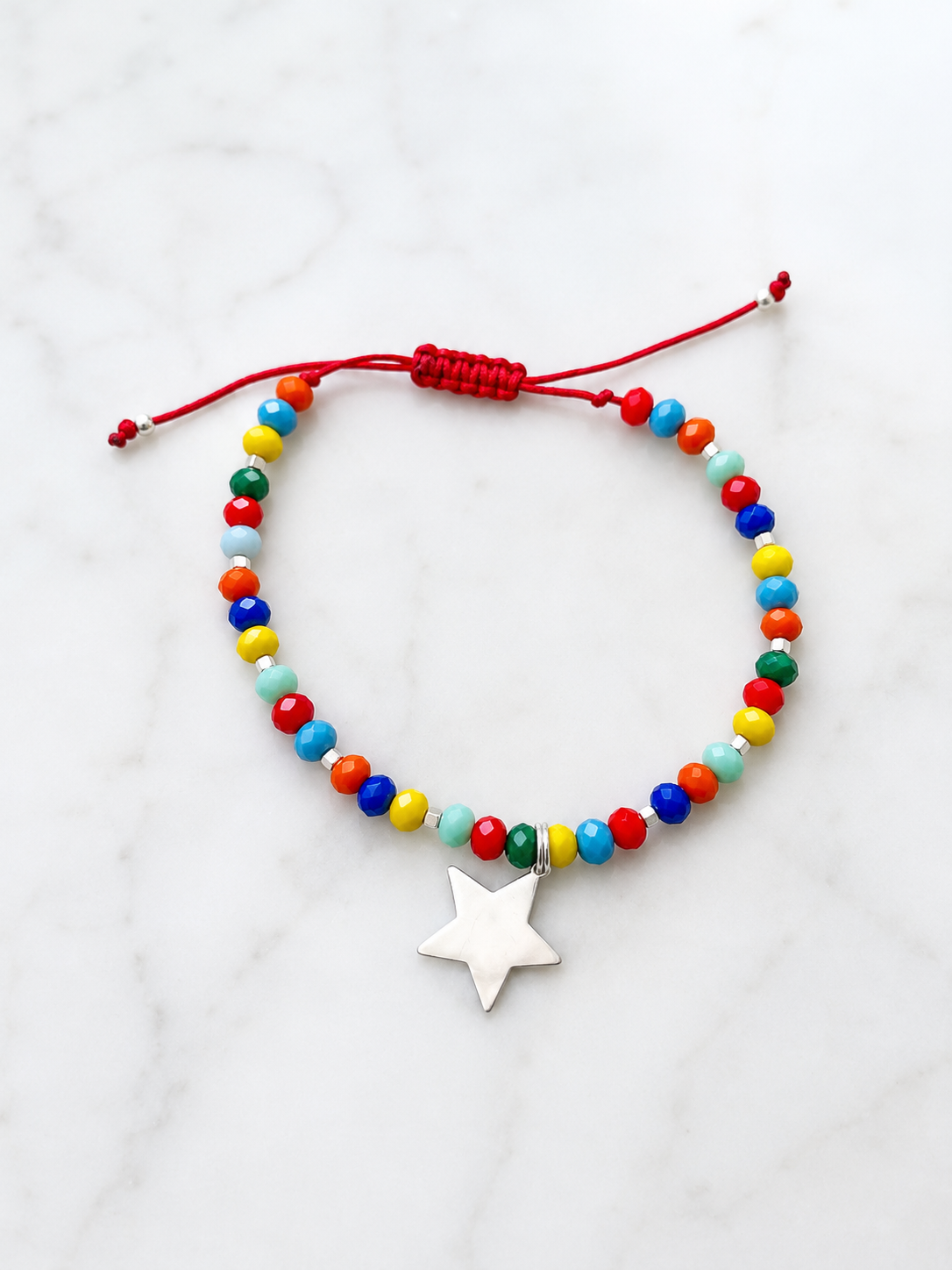 Estrella de Colores – Pulsera de Cristales
