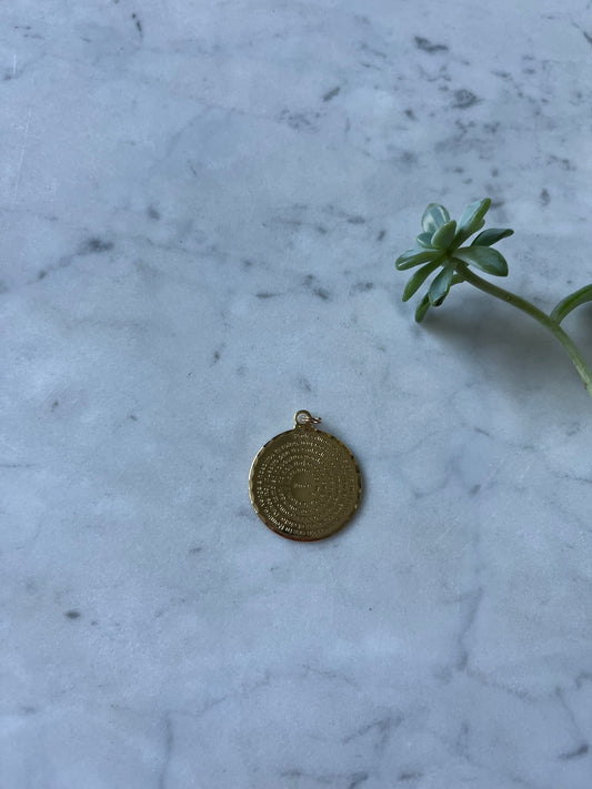 Padre nuestro baño de oro