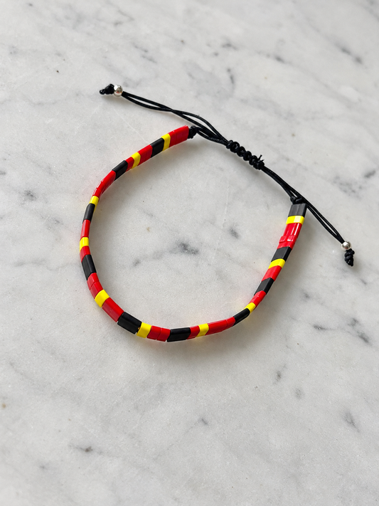 Pulsera cristales japoneses inspirada en Rangers de Talca – Ana Diseño (foto 2)