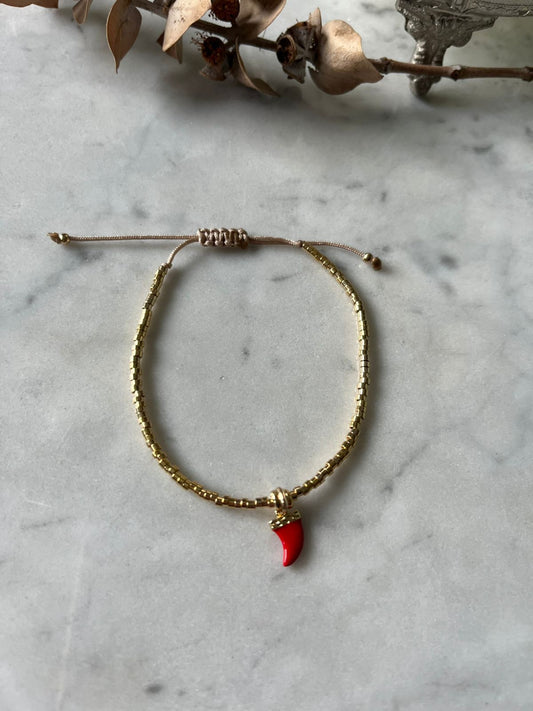 Pulsera Ají Rojo – Protección y Buena Suerte