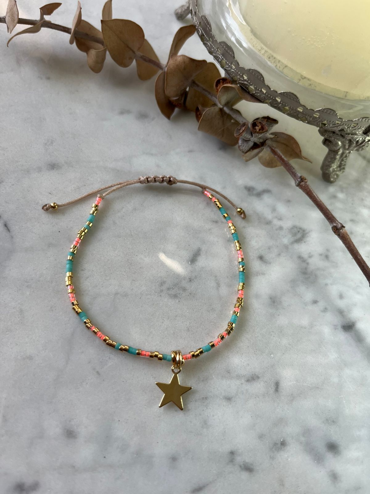 Pulsera estrella multicolor ✨