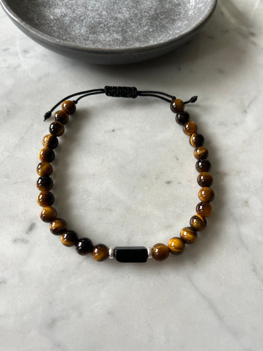 Pulsera Ellos ojo de tigre Fortaleza Interior