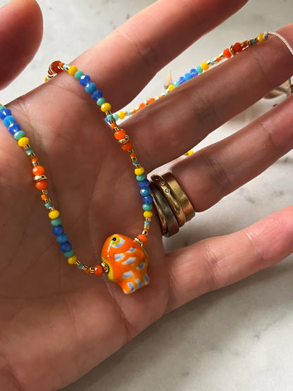 Collar pez 🐠 Naranjo
