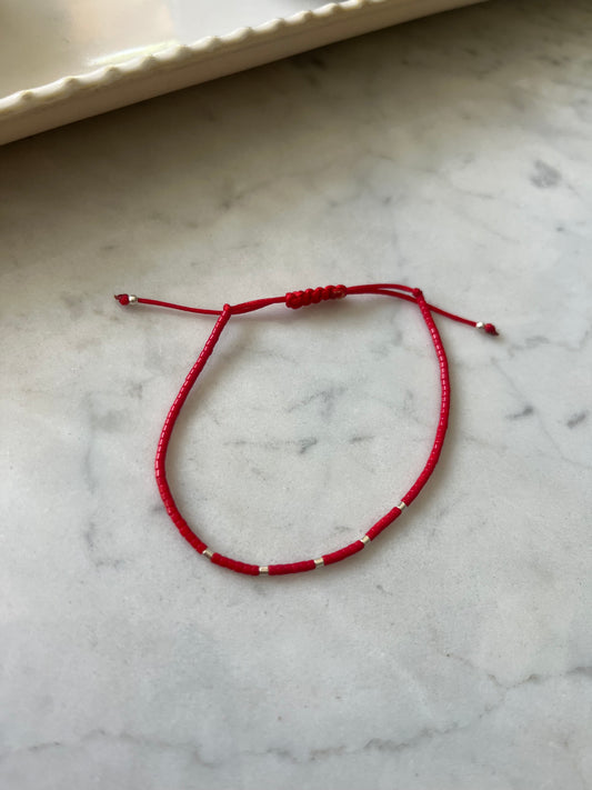 Pulsera Hilo Rojo Puro