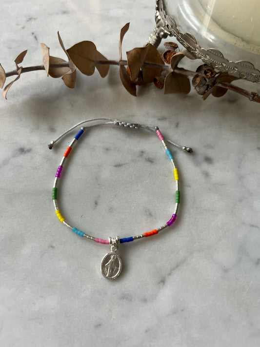 Pulsera Virgen de los Rayos – Protección y Luz Divina