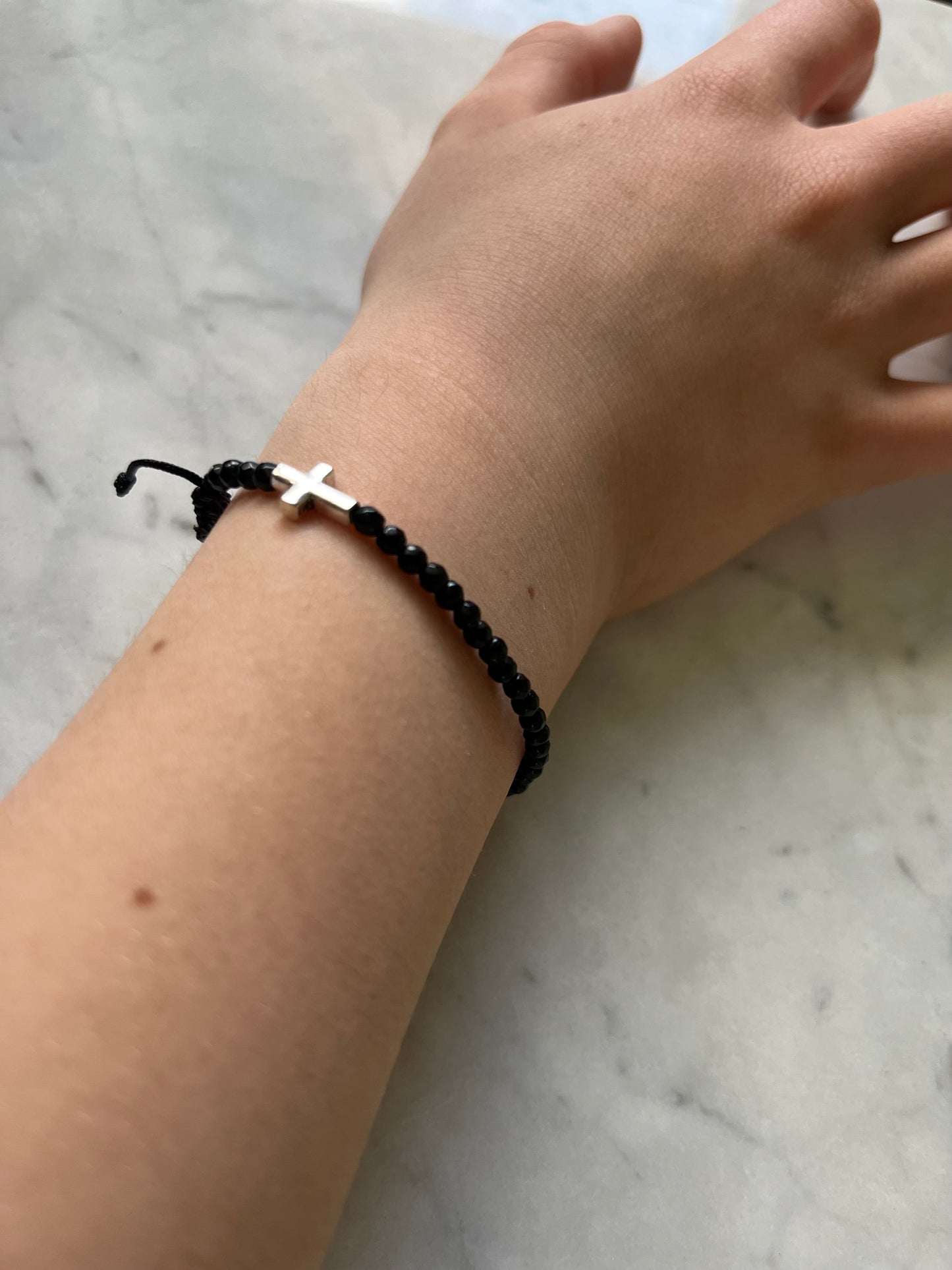 Pulsera kids Cruz plata