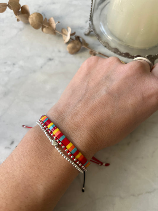 🌈 Pulsera mosaico multicolor