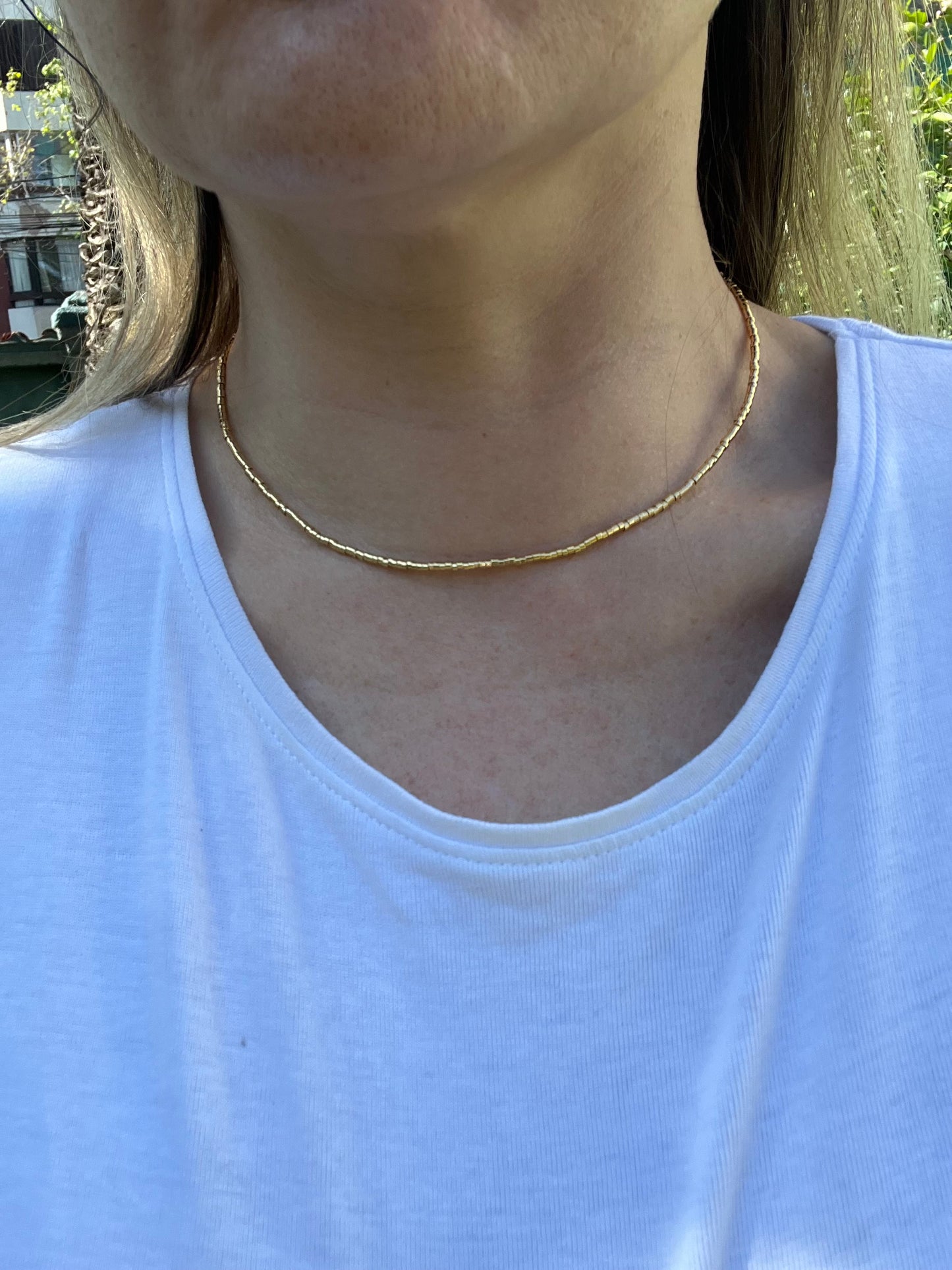 ✨ Cadena Minimal Oro 24k