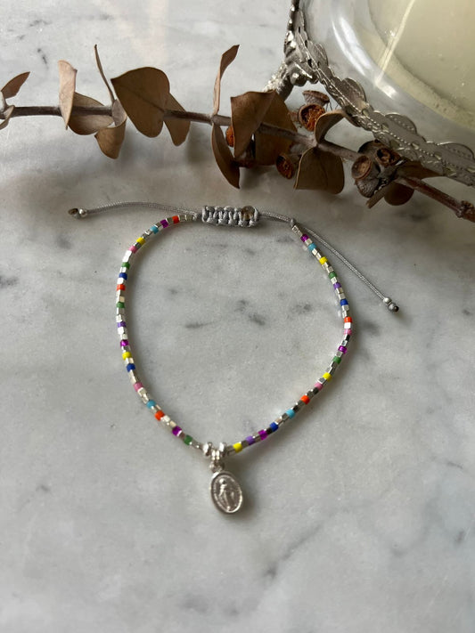Pulsera Virgen de los Rayos – Protección y Luz Divina