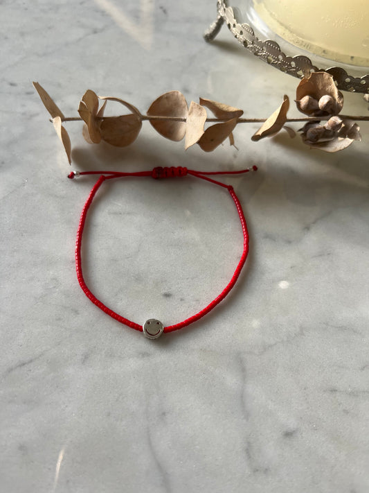 😊 Pulsera hilo rojo de protección  Sonrisa Protectora