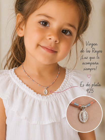 Collar virgen de los rayos