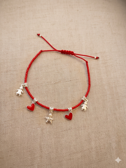 Pulsera de Hilo Rojo Amor Multiplicado