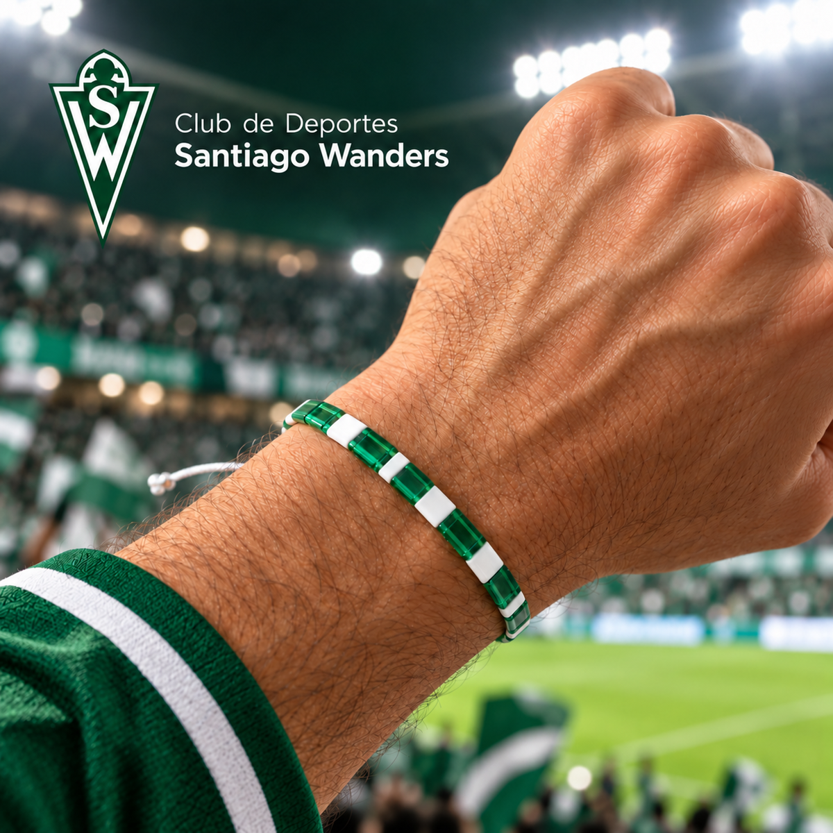 Pulsera cristales japoneses inspirada en Santiago Wanders