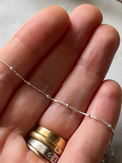 Cadena 45cm(sin cruz)