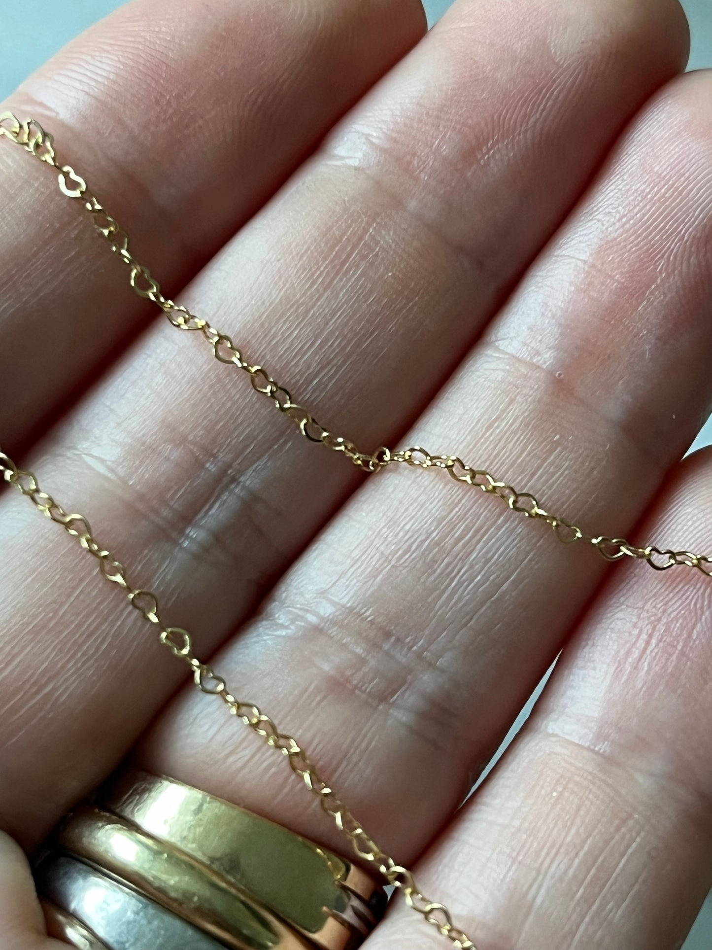 Cadena corazones 40cm