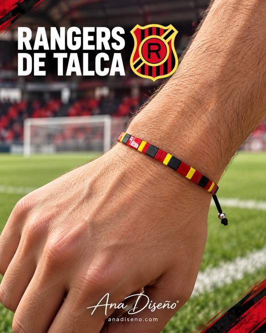 Pulsera cristales japoneses inspirada en Rangers de Talca – Ana Diseño (foto 1)