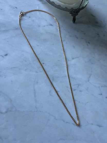 Cadena 49cm baño de oro