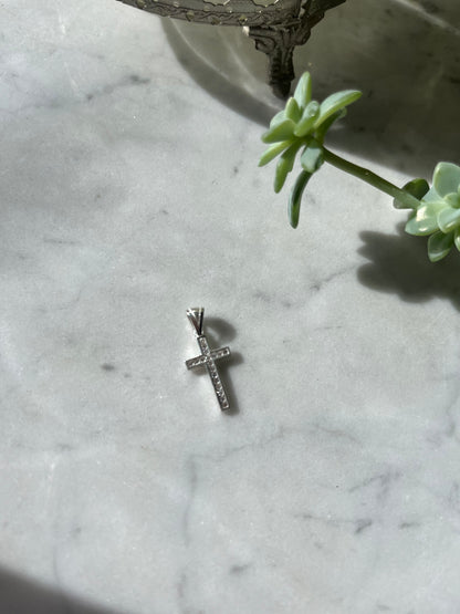 Cruz circones plata