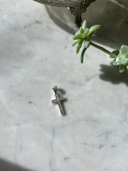Cruz circones plata