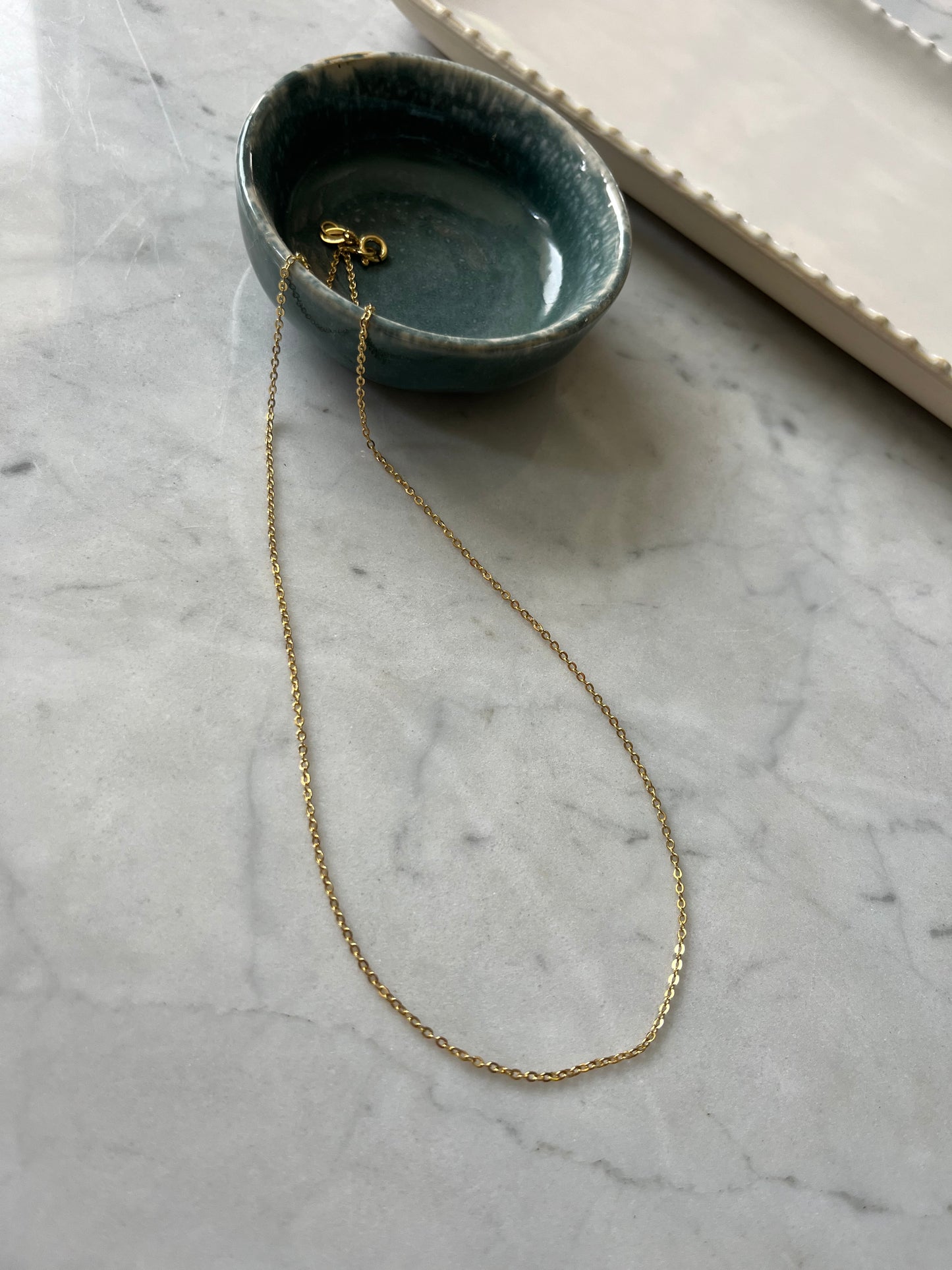 Cadena baño de oro 45cm