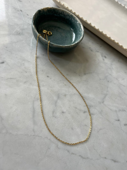 Cadena baño de oro 45cm