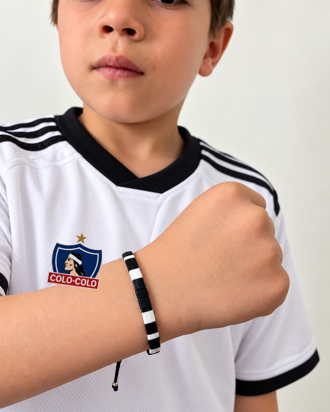 Pulsera Kids inspirada en equipo colo colo