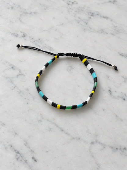 Pulsera cristales japoneses inspirada en O'Higgins – Ana Diseño (foto 2)