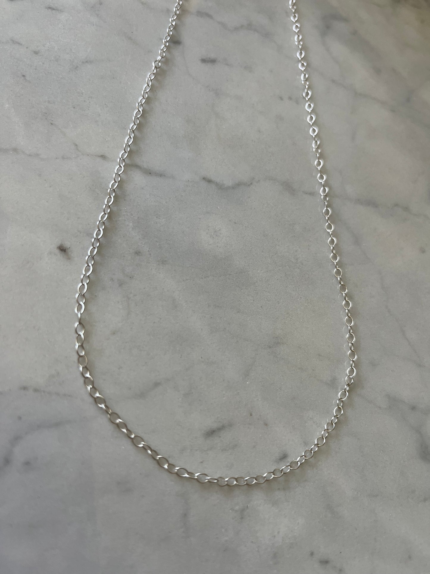 Cadena 50cm plata