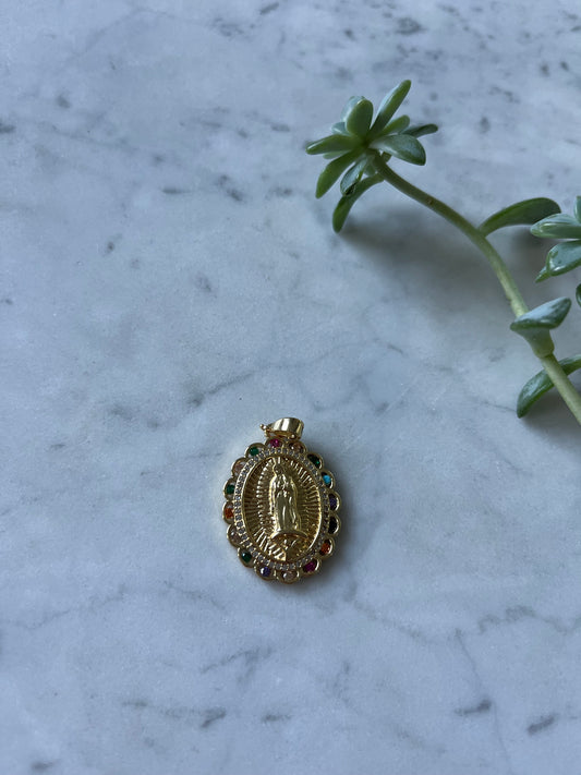 Virgen de Guadalupe baño de oro