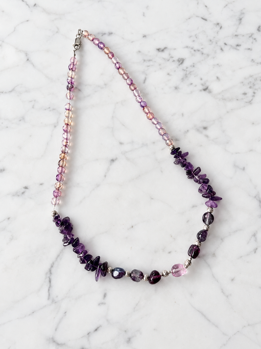 Collar de amatista