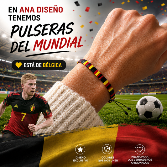 Pulsera de tila colores Bélgica 🇧🇪