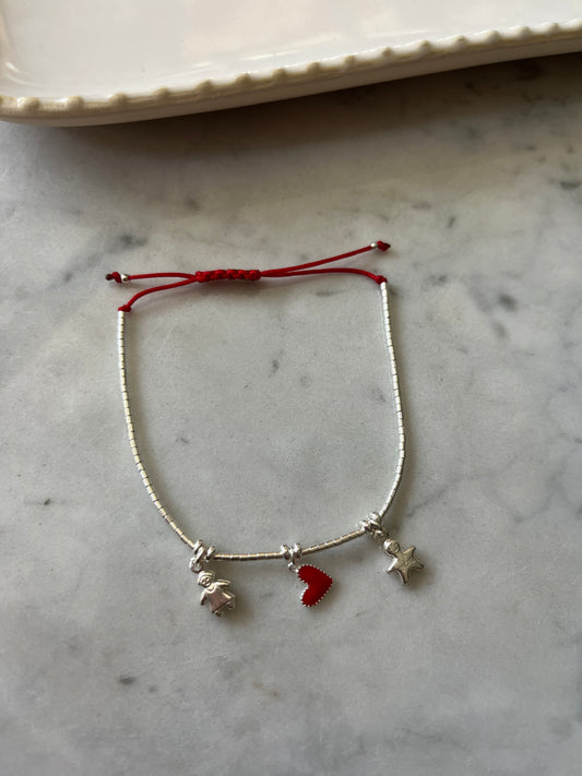 Pulsera de hilo Mi mayor tesoro (1 niña 1 niño)