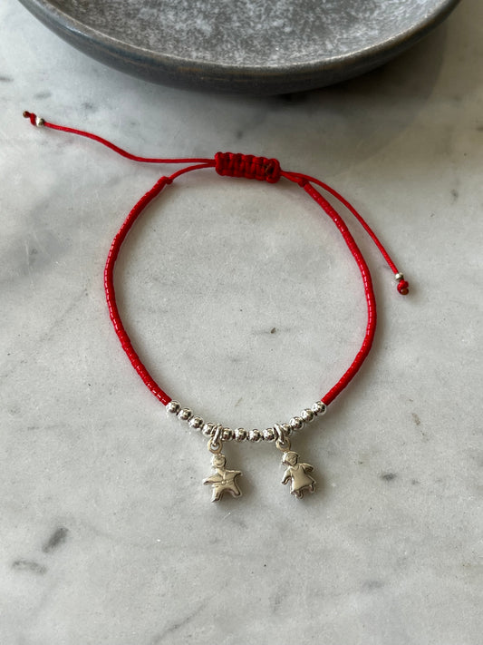 Pulsera hilo rojo Conexión Eterna Mamá e Hijos (niña y niño)