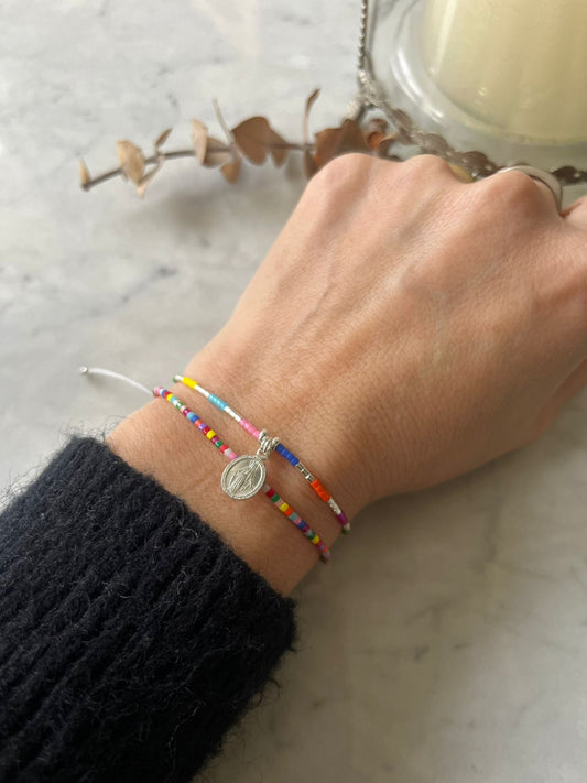 Pulsera Virgen de los Rayos – Protección y Luz Divina